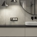 Розетка влагозащ. с зазем. с защит. крышкой и шторками (дымчатый) W1271204