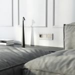 Сенсорный выключатель одноклавишный с подсветкой (дымчатый) W4512014