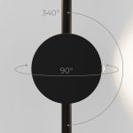 Светильник настенный светодиодный Illume черный 4000K 40154/LED