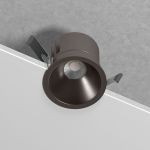 Светильник встраиваемый светодиодный Forte 15W 4000K титан 25071/LED