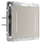 Умный сенсорный выключатель двухклавишный (дымчатый) W4523641