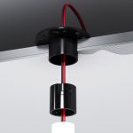 Встраиваемое крепление для круглого гибкого неона Full light черный FL 2860