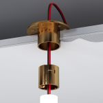 Встраиваемое крепление для круглого гибкого неона Full light латунь FL 2860