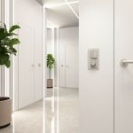 Выключатель двухклавишный проходной (дымчатый) W1222004