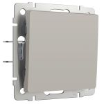 Выключатель одноклавишный проходной (дымчатый) W1212004