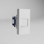 W1281101/ Модульная розетка Ethernet RJ-45 6 cat. 22,5*45 (белый) W1281101