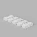 Заглушки для лент COB 24V 480Led 14W IP68 2pkt End Cup 24V СОВ