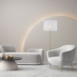 Напольный светильник с тканевым абажуром 16033 Umberto