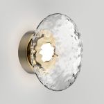 Настенный светильник с прозрачным стеклянным плафоном 50389/1 LED латунь