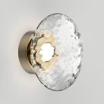 Настенный светильник с прозрачным стеклянным плафоном 50389/1 LED латунь