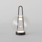 Настольный светодиодный светильник со стеклянным плафоном 80507/1 черный