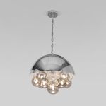 Подвесной светильник со стеклянными плафонами 30178 хром