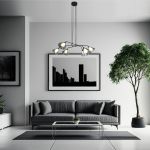 Подвесной светильник со стеклянными плафонами 70161/6 черный