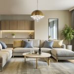 Подвесной светильник со стеклянными плафонами 30177 латунь