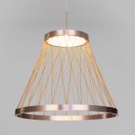 Подвесной светодиодный светильник 40016/1 LED коричневый