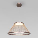 Подвесной светодиодный светильник 40017/1 LED коричневый