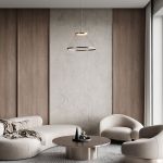 Подвесной светодиодный светильник 40017/1 LED коричневый