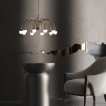 Подвесной светодиодный светильник 90030/10 LED золото