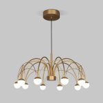 Подвесной светодиодный светильник 90030/10 LED золото