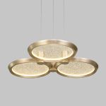 Подвесной светодиодный светильник 90034/3 золото