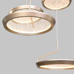 Подвесной светодиодный светильник 90034/6 золото