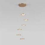 Подвесной светодиодный светильник 90034/6 золото