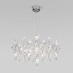 Подвесной светодиодный светильник с фигурным хрусталем 443/1