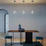 Подвесной светодиодный светильник со стеклянным плафоном 50267/1 LED синий