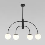 Потолочный светильник со стеклянным плафоном 30179/4 черный