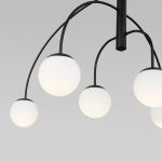 Потолочный светильник со стеклянным плафоном 30179/6 черный