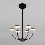 Потолочный светильник со стеклянным плафоном 50388 LED Черный