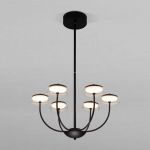 Потолочный светильник со стеклянным плафоном 50388 LED Черный