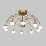 Потолочный светодиодный светильник 90031/10 LED золото