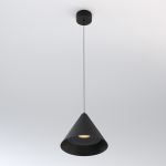 Светильник подвесной светодиодный Conus 16W 3000K черный 50316 LED