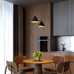 Светильник подвесной светодиодный Conus 16W 3000K черный 50316 LED