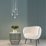 Светильник подвесной светодиодный Hall 5W 3000K белый 50314 LED