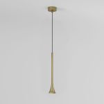 Светильник подвесной светодиодный Hall 5W 4000K латунь 50314 LED