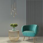 Светильник подвесной светодиодный Hall 5W 4000K латунь 50314 LED