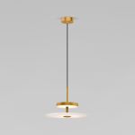 Светодиодный подвесной светильник с мраморным рассеивателем 40342 LED латунь