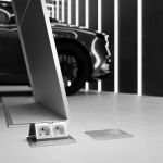 W8074065/ Выдвижной блок (Лючок) на 4 модуля (серебряный) W8074065