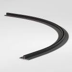 Mini Magnetic Шинопровод под ГКЛ 12,5мм черный Ø1200 85221/00