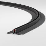 Mini Magnetic Шинопровод под ГКЛ 12,5мм черный Ø1200 85221/00