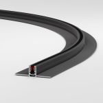 Mini Magnetic Шинопровод под ГКЛ 12,5мм черный Ø900 85220/00