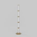 Напольный светодиодный светильник 80537/1 латунь