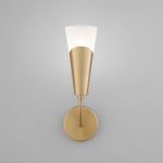 Настенный светильник Rhyton латунь 60167/1 латунь