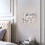 Настенный светодиодный светильник с хрусталем 437/1 Strotskis