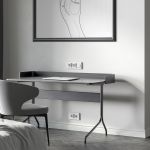 Рамка из поликарбоната на 3 поста Split белый/черный, soft-touch W0033068