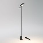 Светильник садово-парковый светодиодный Joli черный 35182/F черный