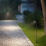 Светильник садово-парковый светодиодный Joli черный 35182/F черный