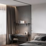 Mini Magnetic Шинопровод накладной Round черный 2м 85165/00